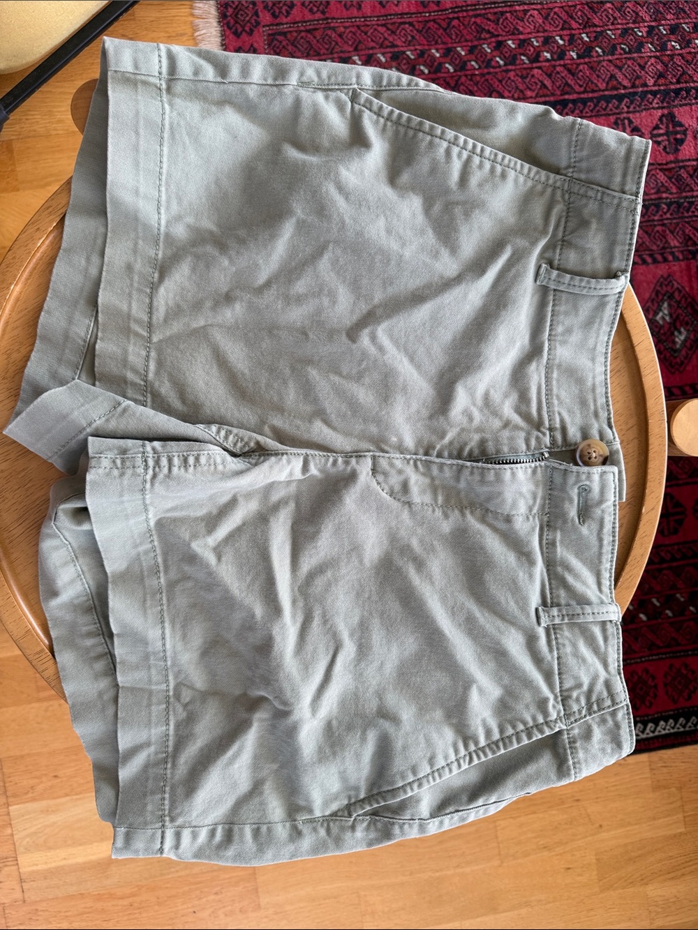 LOFT Olive Green Utility Shorts
